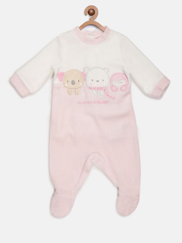 Velour Babysuit-Back Opening image number null